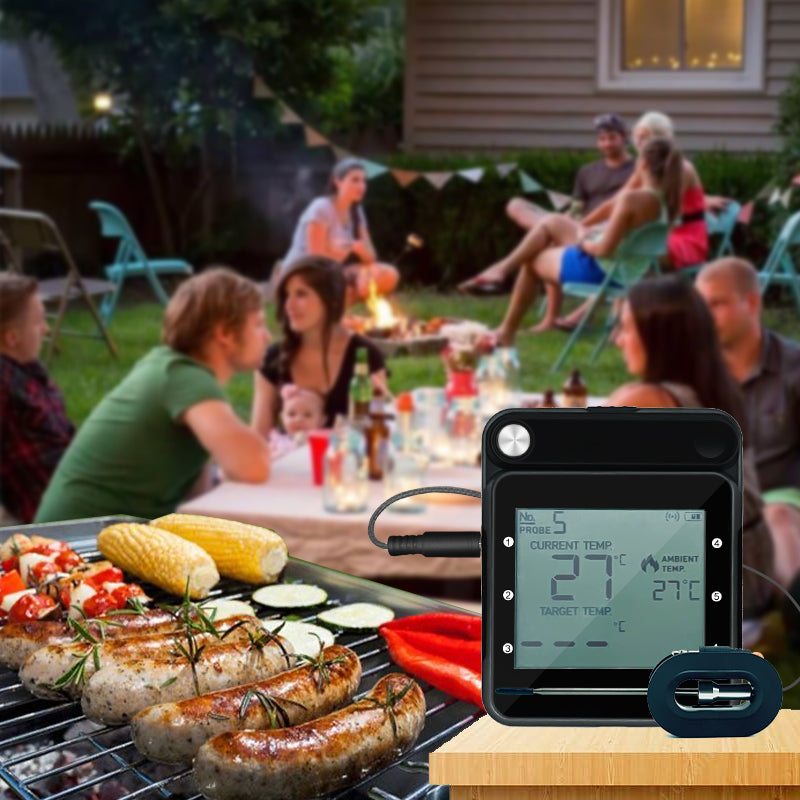 LTMT® - BBQ Thermometer Smart - BBQ thermometer met App en Wi-Fi