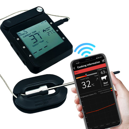 LTMT® - BBQ Thermometer Smart - BBQ thermometer met App en Wi-Fi