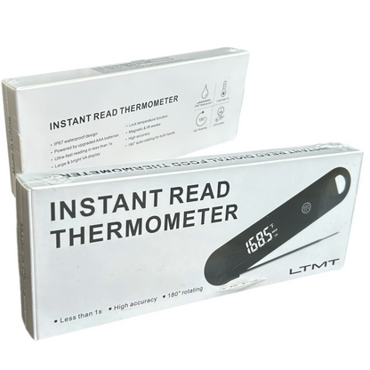 LTMT® - Instant Pro - Zwart - BBQ Thermometer – Vleesthermometer Draadloos - Professionele Thermometer