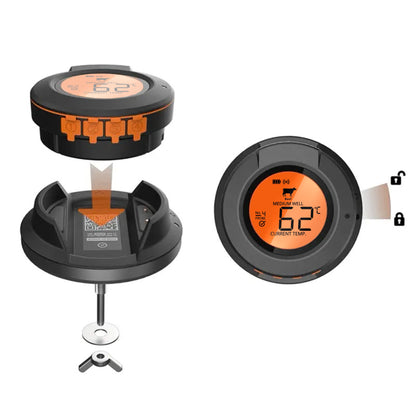 Sfeerbeeld van de Dome BBQ Vleesthermometer - BBQ thermometer met app