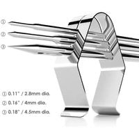 LTMT® - Probe Clip RVS - Stevige Clip voor Vleesthermometer - Barbecue Accessoires Bevestigingsclip