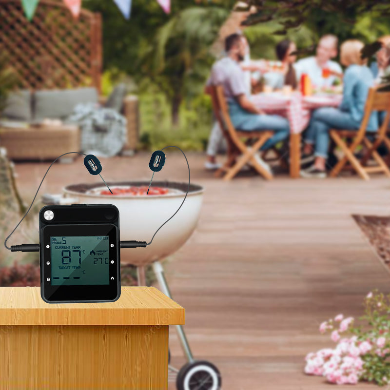 LTMT® - BBQ Thermometer Smart - BBQ thermometer met App en Wi-Fi